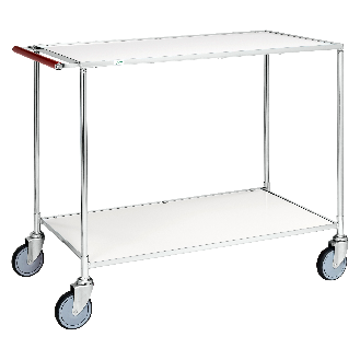 Kongamek Tischwagen in weiss, verzinkt mit Komfort- Griff 1000x580x850mm-Beschreibung lesen