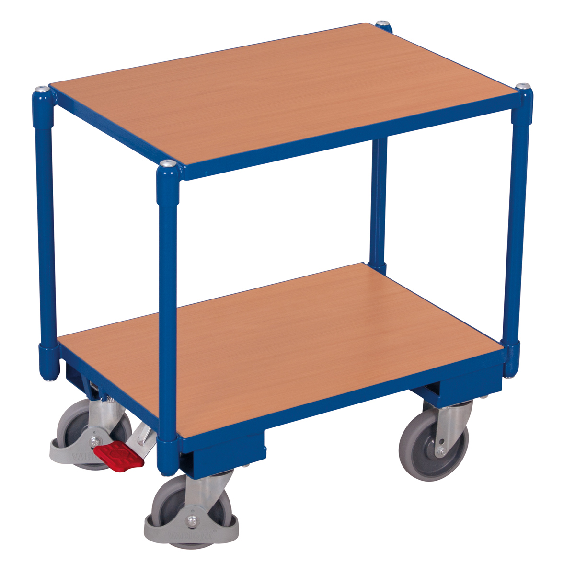 VARIOfit Euro-System-Roller ohne Rand mit EasySTOP und 2 Ladeflächen 610x415mm VARIOfit Euro-System-Roller ohne Rand mit EasySTOP und 2 Ladeflächen 610x415mm-Beschreibung lesen