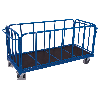 Vierwandwagen mit senkrechten Streben Gummibereifung 500kg Tragkraft 2005x810mm