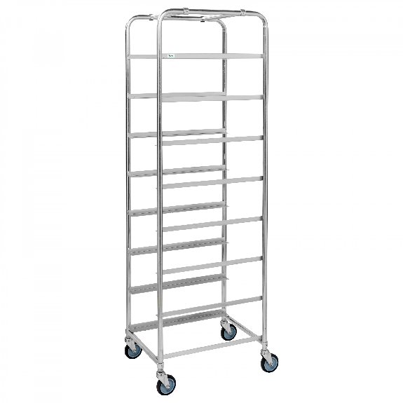 Kistenwagen 460x590x1880mm verzinkt mit 8 Böden mit Bremse Kistenwagen 460x590x1880mm verzinkt mit 8 Böden mit Bremse-Beschreibung lesen
