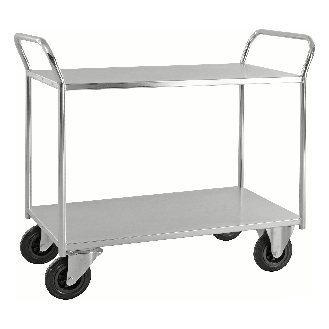 Etagenwagen voll verschweisst und verzinkt mit 2 Böden 940x540mm Ladefläche-Beschreibung lesen