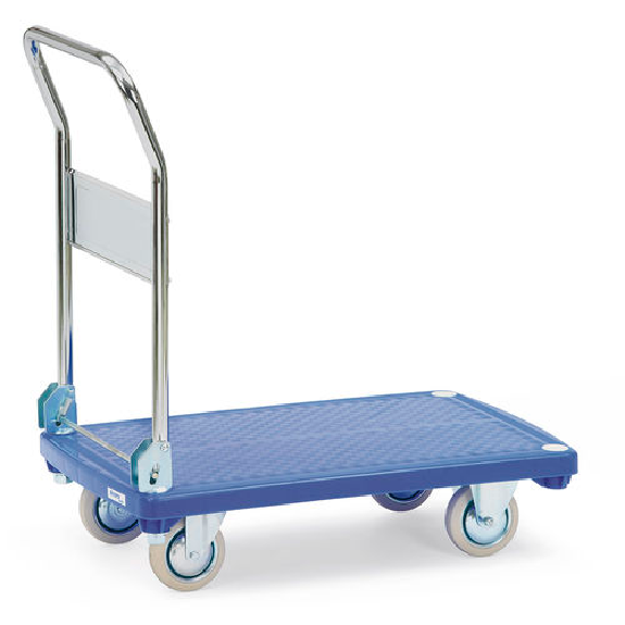 Carrello con piattaforma in plastica 200 kg-Leggi tutto