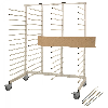 Trockenwagen in blau 460x500x1200mm mit Auflagerohren