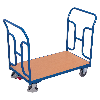 VARIOfit Doppel-Schiebebügelwagen 250kg Tragkraft mit gebogenen Rohren 1000x600mm VARIOfit Doppel-Schiebebügelwagen 250kg Tragkraft mit gebogenen Rohren 1000x600mm
