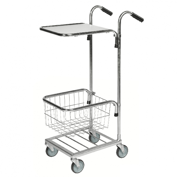 Kongamek Mini- Servierwagen verzinkt mit Ladefläche 410x355mm und Korb ohne Bremse Kongamek Mini- Servierwagen verzinkt mit Ladefläche 410x355mm und Korb ohne Bremse-Beschreibung lesen