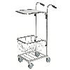 Kongamek Mini- Servierwagen verzinkt mit Ladefläche 410x355mm und Korb ohne Bremse Kongamek Mini- Servierwagen verzinkt mit Ladefläche 410x355mm und Korb ohne Bremse
