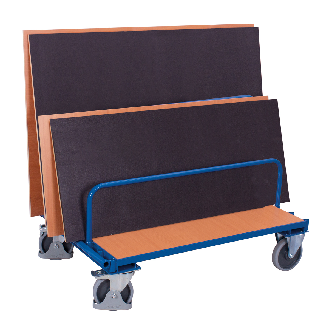 Plattenwagen ohne Bügel 500kg Tragkraft Gummi 1200x800mm-Beschreibung lesen