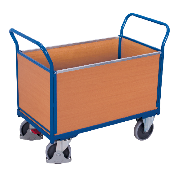 Vierwandwagen mit Holzwänden 1200x750mm-Beschreibung lesen