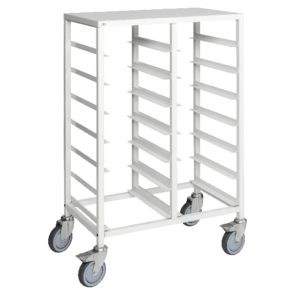 Kongamek Tablettwagen 720x430x1095mm pulverbeschichtet mit Platz für 14 Tabletts Kongamek Tablettwagen 720x430x1095mm pulverbeschichtet mit Platz für 14 Tabletts-Beschreibung lesen