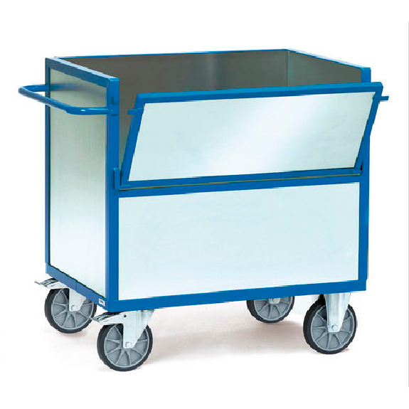Transportwagen aus verzinktem Stahlblech 600 kg Transportwagen aus verzinktem Stahlblech 600 kg-Beschreibung lesen