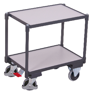 VARIOfit ESD Euro-System Roller mit EasySTOP und 2 Ladeflächen 605x410mm-Beschreibung lesen