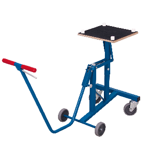 Tisch-Heberoller 100kg Traglast arretierbar-Beschreibung lesen
