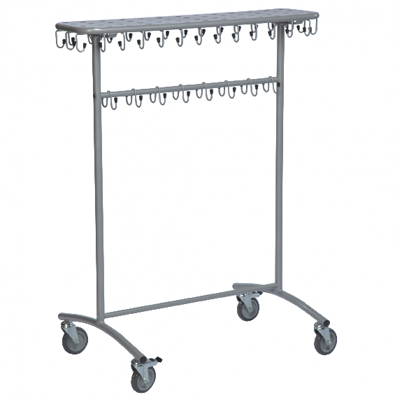Kongamek mobiler Kleiderständer 975x592x1215mm 30kg Tragkraft mit Haken und Bremse-Beschreibung lesen