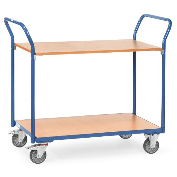 Chariot de table Fetra 2 niveaux 1000x600mm zone de chargement-Leggi tutto