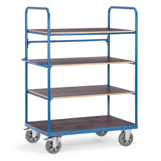 Super-MultiVario-Transporter Etagenwagen mit 4 Etagen Höhe 1817mm 1000x700 mm-Beschreibung lesen