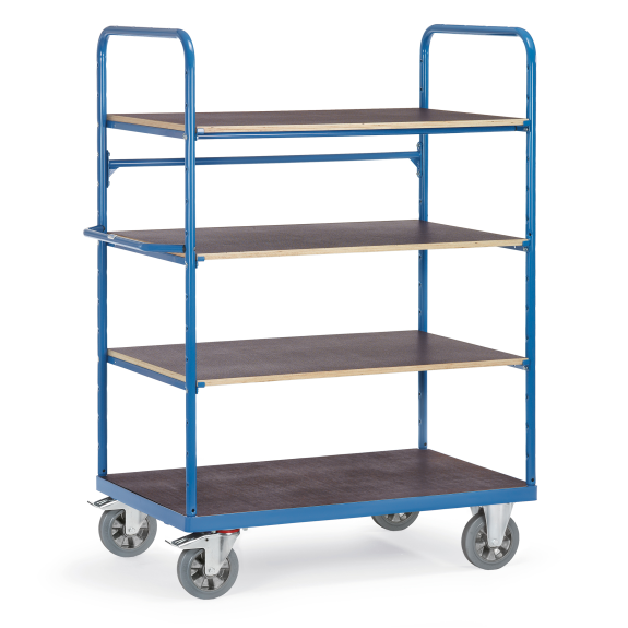 Super-MultiVario-Transporter Etagenwagen mit 4 Etagen Höhe 1817mm 1000x700 mm-Beschreibung lesen