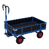 Handpritschenwagen mit Bordwand und Luftbereifung 985x680mm