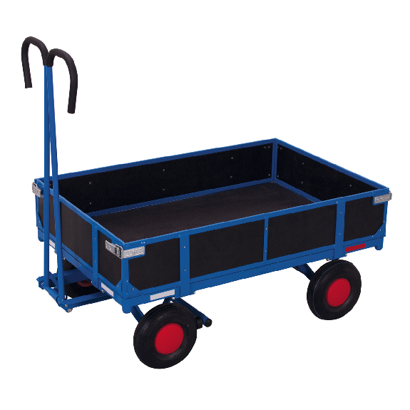 Handpritschenwagen mit Bordwand und Luftbereifung 985x680mm-Beschreibung lesen