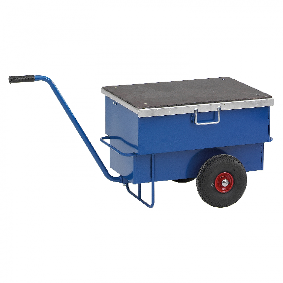 Werkzeugwagen in blau 940x620x610mm mit Luftbereifung und 250kg Tragkraft Werkzeugwagen in blau 940x620x610mm mit Luftbereifung und 250kg Tragkraft-Beschreibung lesen