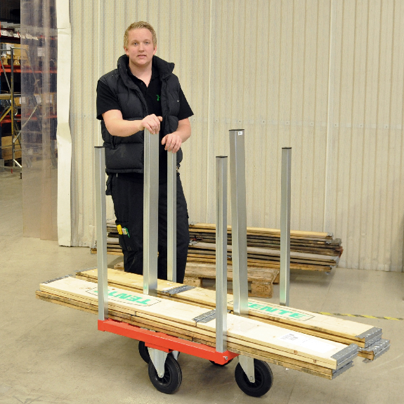 Transportwagen 800x600x1215mm in rot mit 300kg Tragkraft mit Bremse für Palettenwagen Transportwagen 800x600x1215mm in rot mit 300kg Tragkraft mit Bremse für Palettenwagen-Beschreibung lesen
