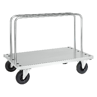 Plattenwagen verzinkt 1250x700x945mm mit 2 Ladebügeln ohne Bremse-Beschreibung lesen