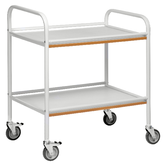 Kongamek Tablettwagen 765x520x895mm pulverbeschichtet in weiß mit Bremse Kongamek Tablettwagen 765x520x895mm pulverbeschichtet in weiß mit Bremse-Beschreibung lesen
