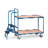 Carrello di movimentazione con scaletta integrata