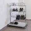 Schuh- und Stiefeltrockenwagen 870x540x1200mm verzinkt für 60 Schuhe