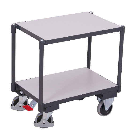 VARIOfit ESD Euro-System Roller mit EasySTOP und 2 Ladeflächen, bündig 610x415mm VARIOfit ESD Euro-System Roller mit EasySTOP und 2 Ladeflächen, bündig 610x415mm-Beschreibung lesen