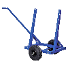 Kongamek Plattenwagen pulverbeschichtet in blau 1600x600x800mm mit Luftbereifung Kongamek Plattenwagen pulverbeschichtet in blau 1600x600x800mm mit Luftbereifung
