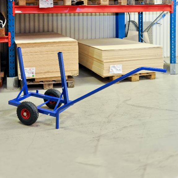 Kongamek Plattenwagen pulverbeschichtet in blau 1600x600x800mm mit Luftbereifung Kongamek Plattenwagen pulverbeschichtet in blau 1600x600x800mm mit Luftbereifung-Beschreibung lesen