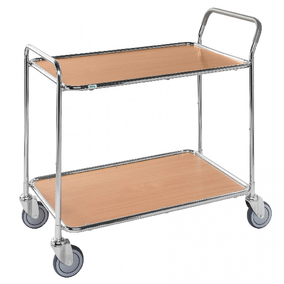 Kongamek Tischwagen mit 250kg Tragkraft 850x508mm Ladefläche in Bucheoptik Kongamek Tischwagen mit 250kg Tragkraft 850x508mm Ladefläche in Bucheoptik-Beschreibung lesen