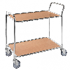 Kongamek Tischwagen mit 250kg Tragkraft 850x508mm Ladefläche in Bucheoptik Kongamek Tischwagen mit 250kg Tragkraft 850x508mm Ladefläche in Bucheoptik