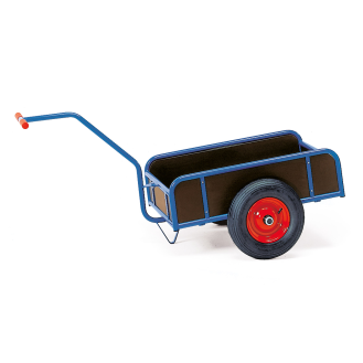 Handwagen mit Wänden 250mm hoch 1145x545mm Ladefläche Vollgummibereifung-Beschreibung lesen