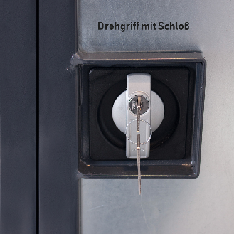 ESD Etagenwagen aus Stahlblech mit Flügeltür, Schiebebügel und 5 Ladeflächen 1045x685mm-Beschreibung lesen