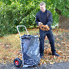Kongamek Müllsackständer in grau 600x600x900mm mit 150kg Tragkraft für 125l-Säcke