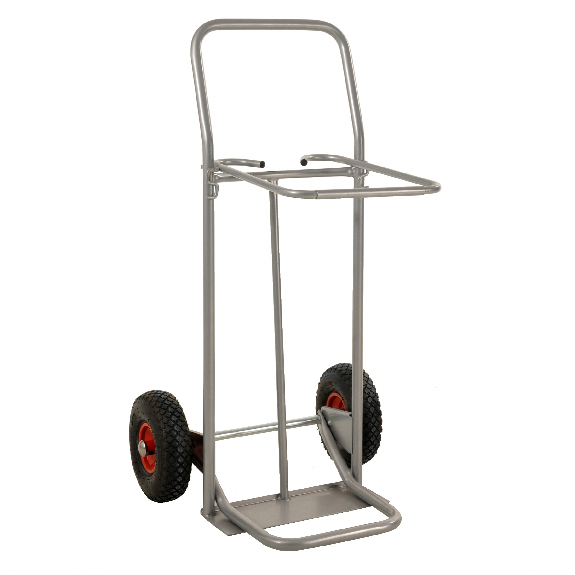 Graubarn Sack Stand en gris 600x600x900mm avec une capacité de charge de 150 kg pour les sacs de 125L-Leggi tutto