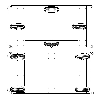 Extra großer Plattformwagen rot 1550x760x1050 mm mit Schiebegriff Luftbereifung