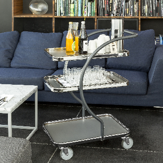 C-Line Tischwagen grau 3 Böden 595x360mm 120kg-Beschreibung lesen