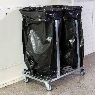 Kongamek Müllsackständer 820x450x900mm für 2x125l-Säcke-Beschreibung lesen