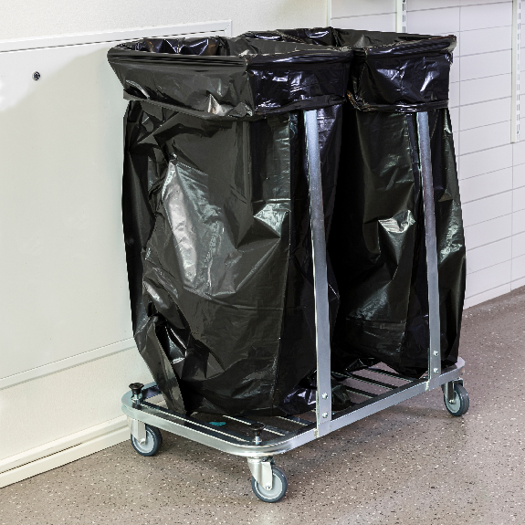 Kongamek Müllsackständer 820x450x900mm für 2x125l-Säcke-Beschreibung lesen