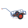 Handwagen mit Geländer 250mm hoch 1145x545mm Ladefläche Vollgummibereifung