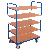Etagenwagen, hoch mit 5 Ladeflächen 1000x700mm