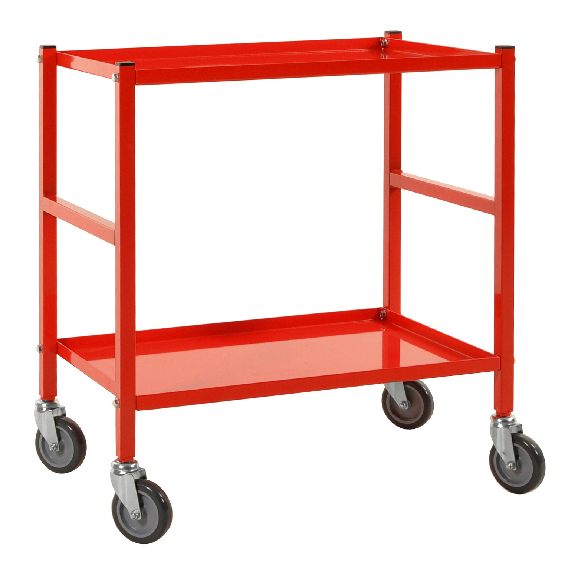 Kongamek Tischwagen 625x414mm Ladefläche in rot ohne Bremse Kongamek Tischwagen 625x414mm Ladefläche in rot ohne Bremse-Beschreibung lesen