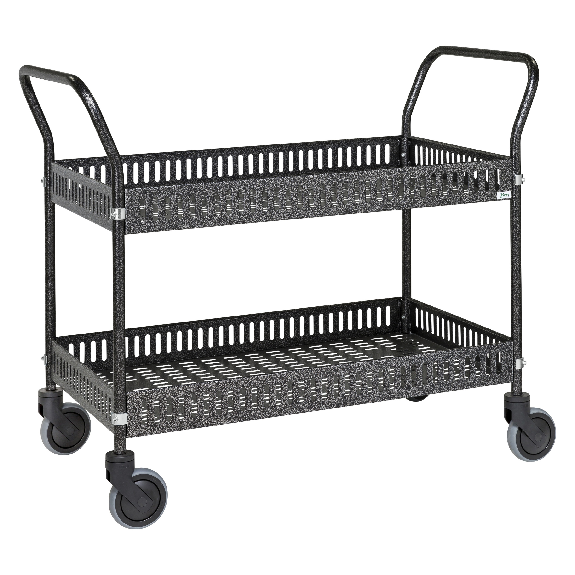 Tischwagen mit Rand 1130x550x940mm Ladefläche Anthrazit grau mit Bremse Tischwagen mit Rand 1130x550x940mm Ladefläche Anthrazit grau mit Bremse-Beschreibung lesen