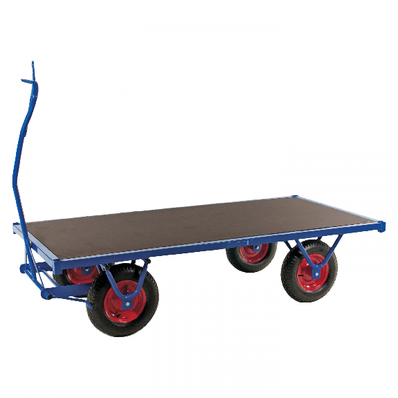 Schwerlastwagen 2500x1000x460mm mit Feststellbremse und Ziehgriff Ø400mm Luftbereifung 1500kg Tragkraft Schwerlastwagen 2500x1000x460mm mit Feststellbremse und Ziehgriff Ø400mm Luftbereifung 1500kg Tragkraft-Beschreibung lesen