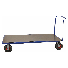 Extra großer Plattformwagen 2150x1000x1120 mit Schiebegriff und Luftbereifung