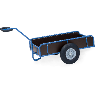 Handwagen mit Wänden 250mm hoch 845x545mm Ladefläche Vollgummibereifung-Beschreibung lesen