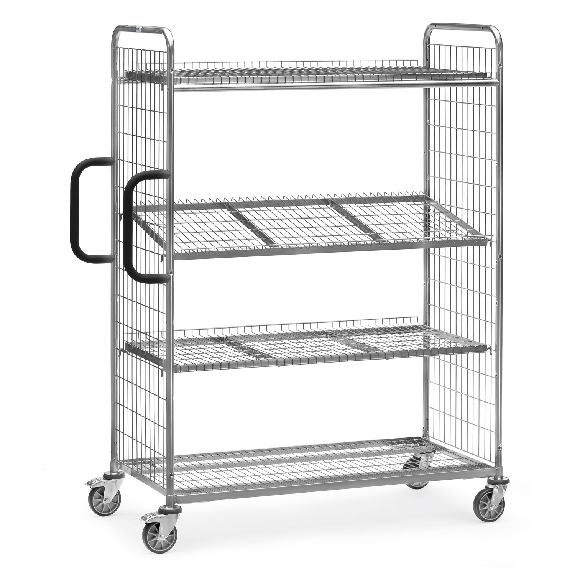 Kommissionierwagen 1250x610mm mit 2 Gitterböden Kommissionierwagen 1250x610mm mit 2 Gitterböden-Beschreibung lesen