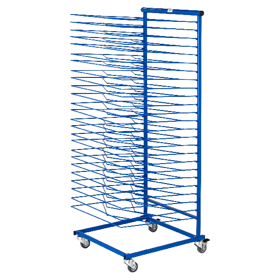 Kongamek Bildertrockenwagen in blau 460x500x1200mm mit 25 Böden Kongamek Bildertrockenwagen in blau 460x500x1200mm mit 25 Böden-Beschreibung lesen